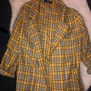 Plaid Blazer